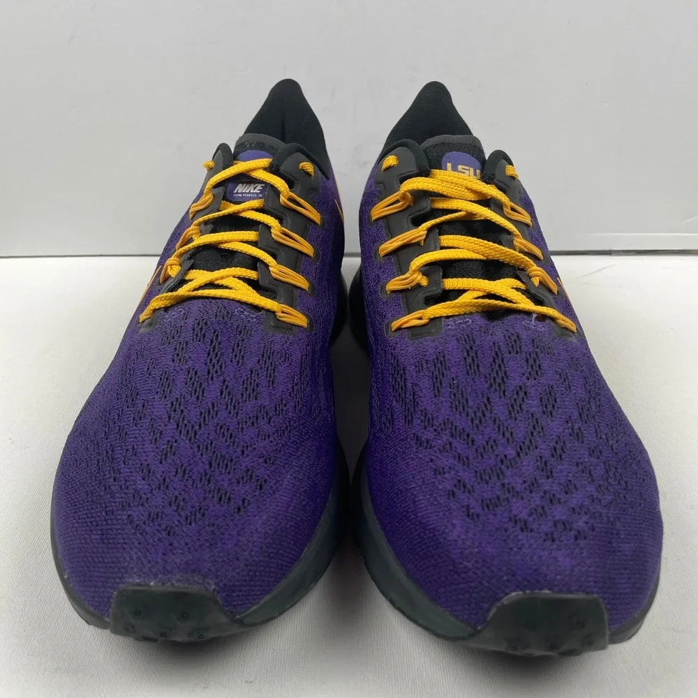 Nike Zoom Pegasus 36 Running Shoes Purple LSU Tigers NCAA  - Mens 11.5